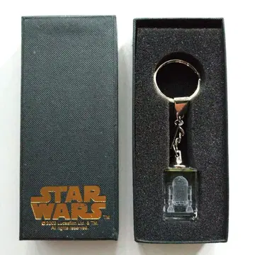 STAR WARS R2-D2 크리스탈 3D 키링 2002년