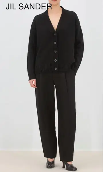 [ 새상품급 ] JIL SANDER 블랙 팬츠 질 샌더