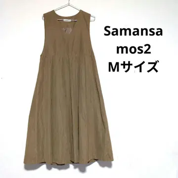 Samansa Mos2 슬리브리스 원피스 M 사이즈