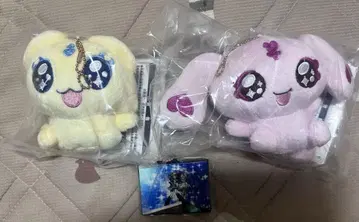 프리큐어 제일복권 E상 요정 봉제 인형 마스코트 멥플 미플 세트