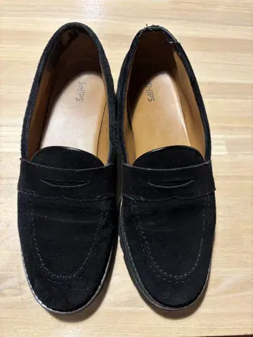 SHIPS 스웨이드 로퍼 블랙