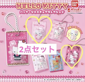 HELLO KITTY 헬로키티 패키지 미니어처 컬렉션 2점
