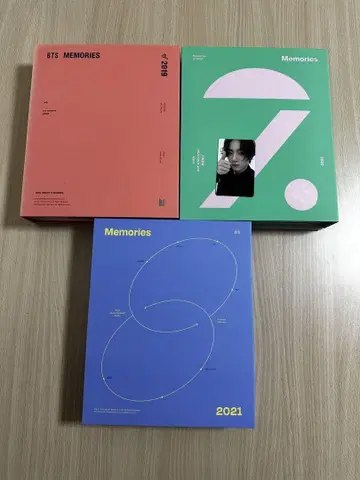 BTS 메모리즈 2019, 2020, 2021 DVD 세트
