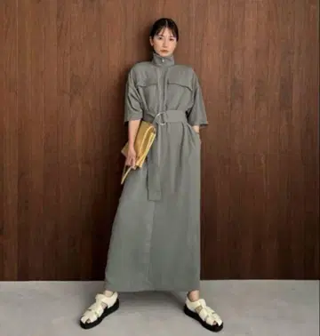 CLANE HALF ZIP MILITARY ONE PIECE