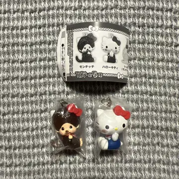 몬치치 x 헬로키티 메지루시 액세서리