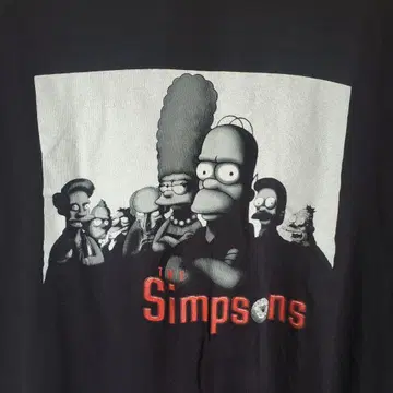 빈티지 패러디 티셔츠 심슨 소프라노스 영화 Simpsons