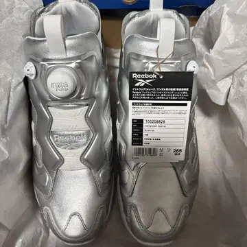 새상품 Reebok 인스타펌프 퓨리 26.5cm 실버