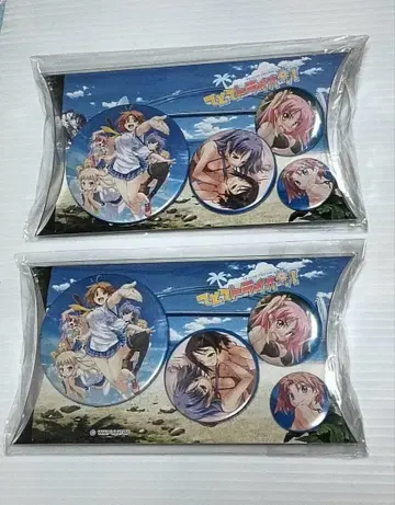 애니메이션 테토테 토라이온! 캔뱃지 4개입 2세트