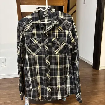 새상품급 HYSTERIC GLAMOUR 긴팔 체크 셔츠 S