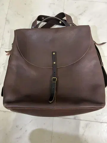 아르토 천연 가죽 백팩 B4 브라운