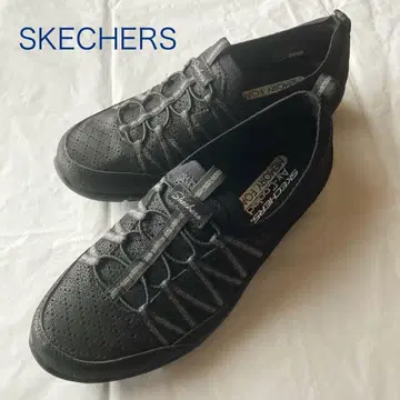 SKECHERS 블랙 스니커즈 24.5cm-25cm US8