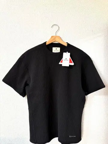 [ 익명 배송 ] 드라이 와플 T셔츠 블랙 M 스노우피크 snowpeak