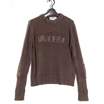 새상품 VAQUERA Brown Rib-Knit Sweater