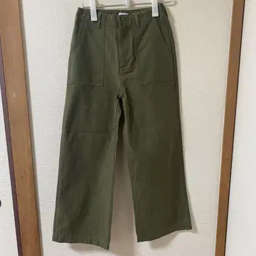 미사용 새상품 green label relaxing 베이커 팬츠 M