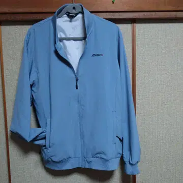 Mizuno 라이트 블루 나일론 자켓 XL