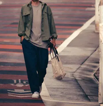 DESCENDANT 밀리터리 자켓 올리브