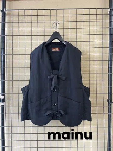 mainu amanojak vest 마이누 아마노자쿠 베스트 스트라이프