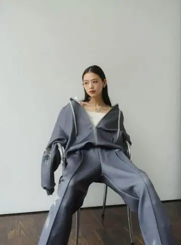 Knuth Marf flower punch hoodie 상하의 세트