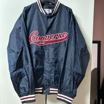 Converse 네이비 나일론 자켓 LL