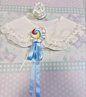 해미곰 서울 티펫 탈부착 카라 핸드메이드 로제트