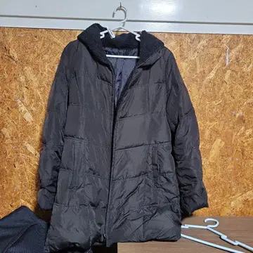블랙 LL 사이즈 다운 자켓
