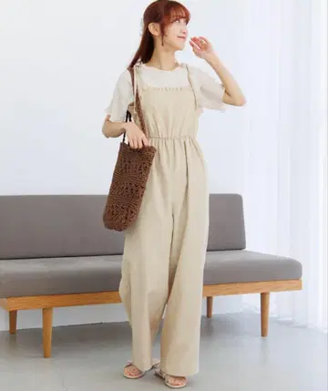 flower 서머 프릴 올인원