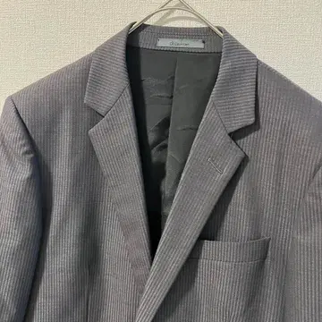 ck 캘빈클라인 테일러드 자켓 차콜 그레이 M