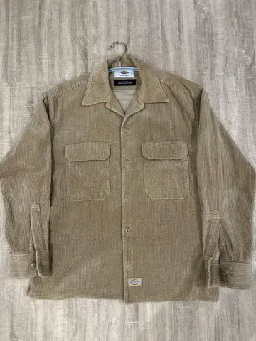 Dickies 코듀로이 셔츠 베이지