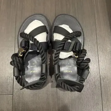 sacai 샌들 37 사이즈 블랙