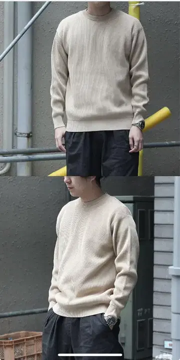 BATONER 코튼 니트