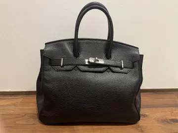 Atelier Lava 아틀리에 라바 토트 천연 가죽 블랙 이탈리아제