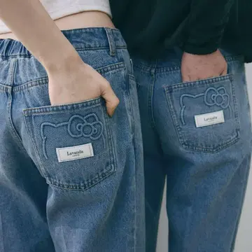 LAVANDA 라바다 우노 미사코 헬로키티 데님 팬츠 S사이즈