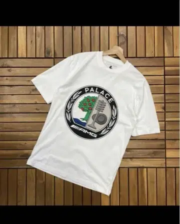 PALACE 팔라스 벤츠 AMG 크루넥 반팔 티셔츠