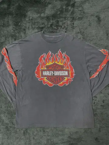 [ 90s ] Harley-Davidson 할리데이비슨 롱T 양면 프린트