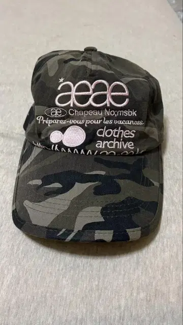aeae 카모 패턴 캡