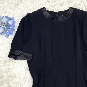 도쿄 소와르 블랙 포멀 반팔 원피스 예복 상복 13호