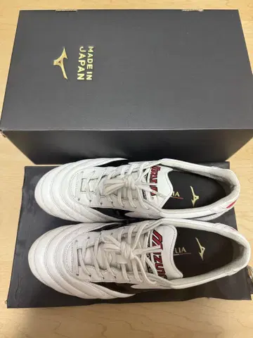 [ 새상품급 ] 미즈노 모렐리아 2 JAPAN 숏텅 26.0cm 화이트