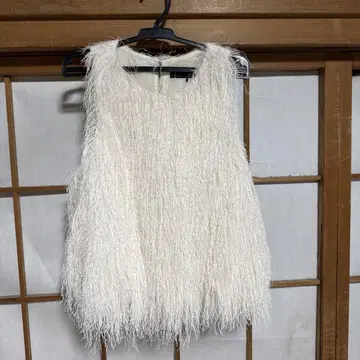 ZARA 프린지 크롭 기장 상의