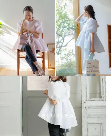 BLUELEA 블루레아 자카드 블라우스