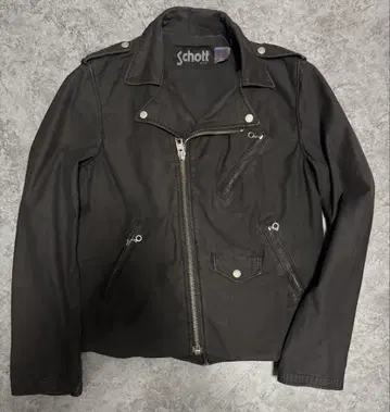Schott 코튼 더블 라이더 자켓 L