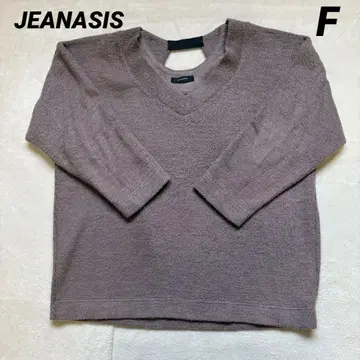 JEANASIS 긴팔 V넥 니트탑