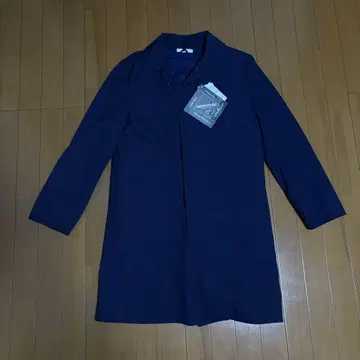 에디피스 3way 코트 네이비 체크 M