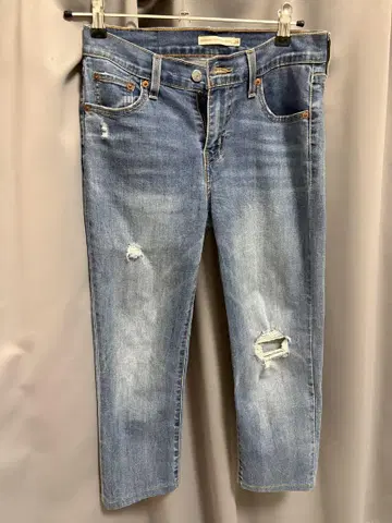 Levi's 데미지 가공 슬림핏 데님 26