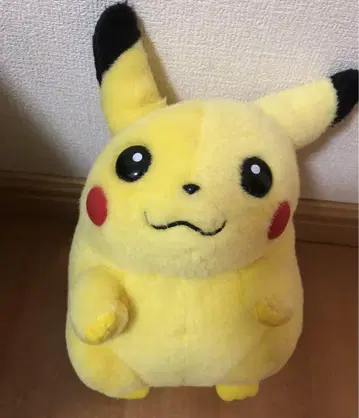 포켓몬스터 봉제 인형 피카츄 당시 물건 TOMY