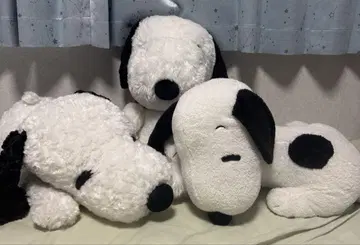 스누피 BIG 봉제 인형 택 포함 묶음 판매 3점