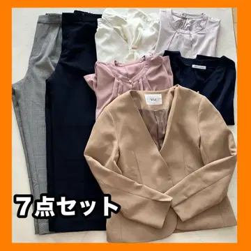 오피스 캐주얼 S 노카라 자켓 깔끔한 코디 세트 묶음 판매