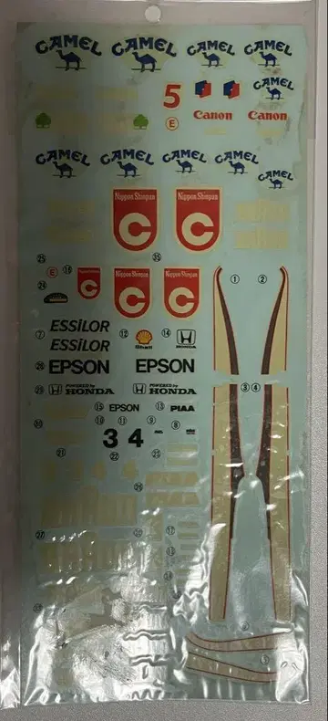 윌리엄스 & 티렐 1/20 데칼 세트