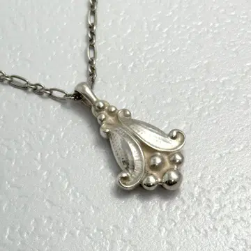 GEORG JENSEN 1993 이어 펜던트 실버 목걸이