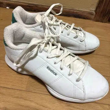Reebok 이지톤 화이트/그린 스니커즈 24.5cm
