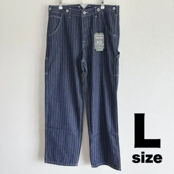 워배시 데님 L 와이드 팬츠 청바지 바지 스트라이프